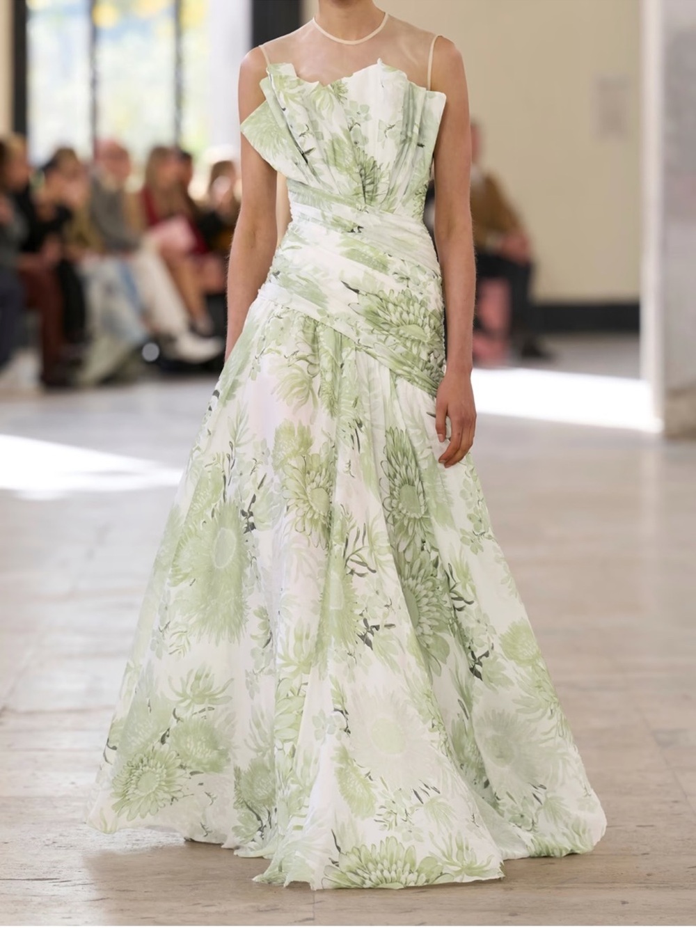 Aje Reflector Organza Gown